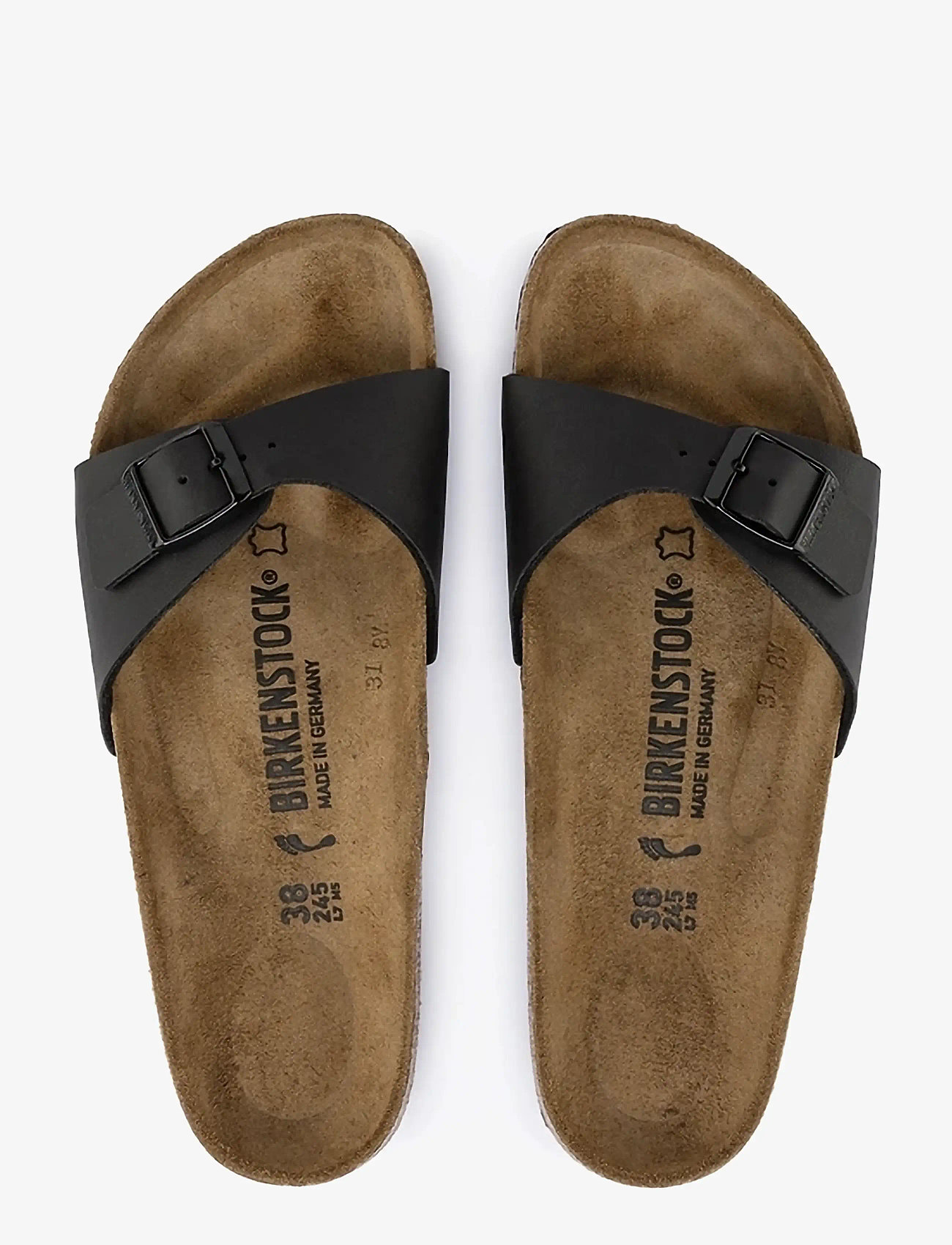 Birkenstock - Madrid - flade sandaler - black - 2