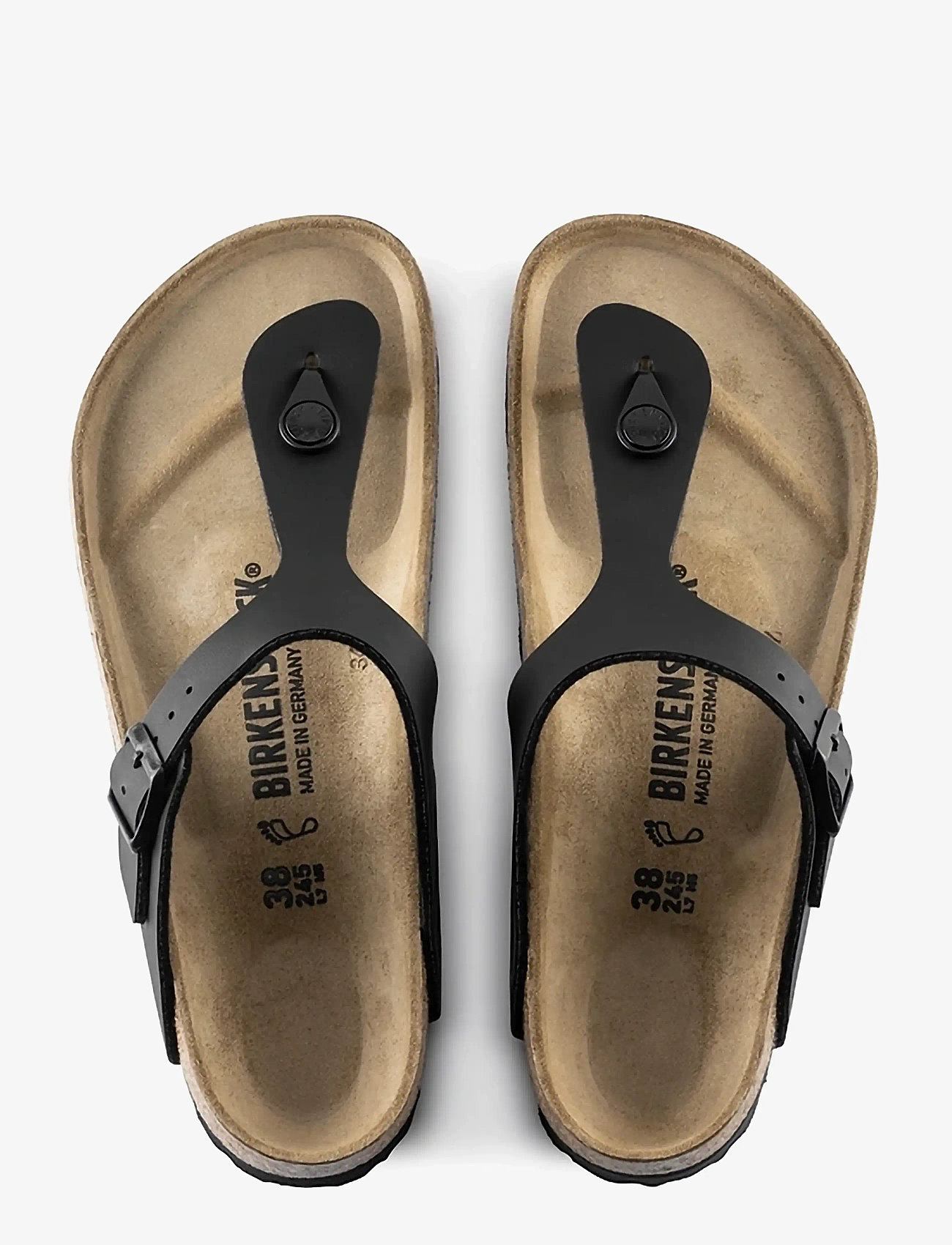 Birkenstock - Gizeh BF - platta sandaler - black - 3
