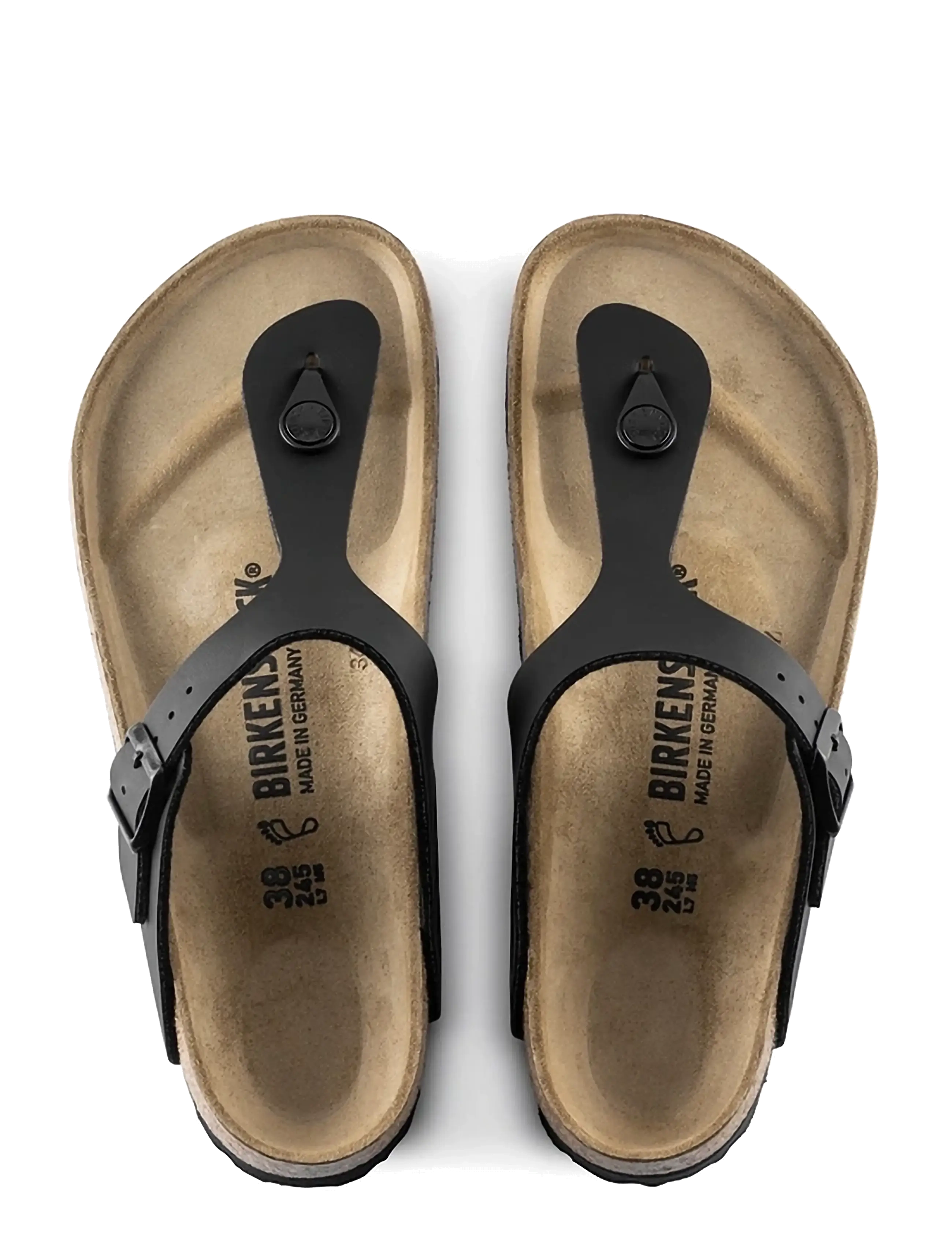 Birkenstock - BS GIZEH BF S BLACK    - matalat sandaalit - black - 3