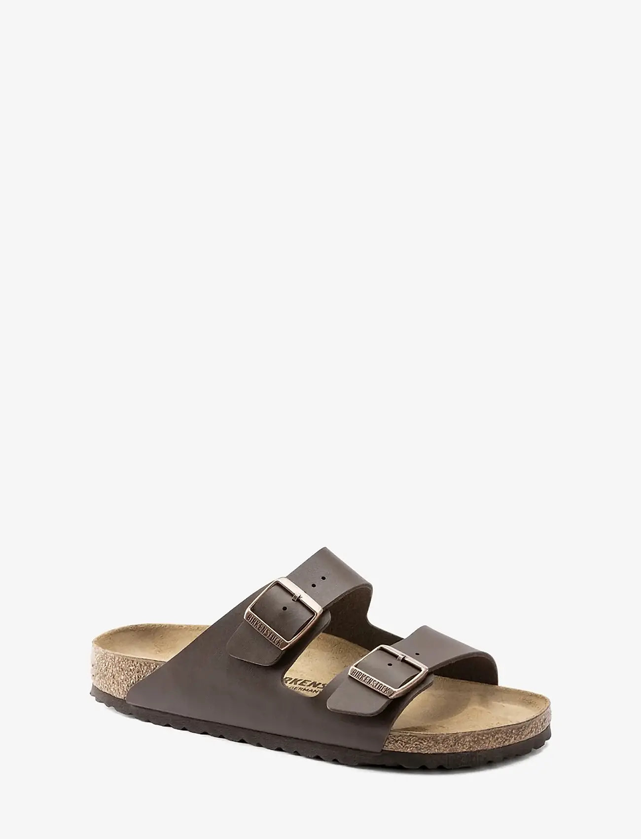 Birkenstock - Arizona BF - flade sandaler - dark brown - 0