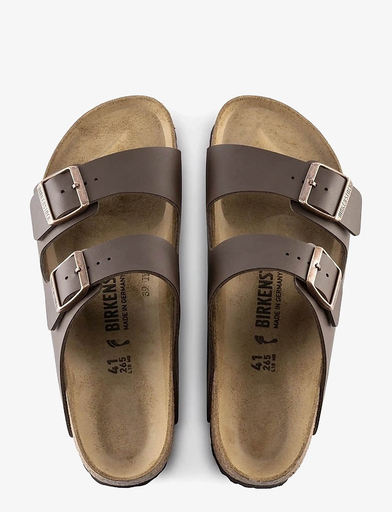 Birkenstock - Arizona BF - flade sandaler - dark brown - 1