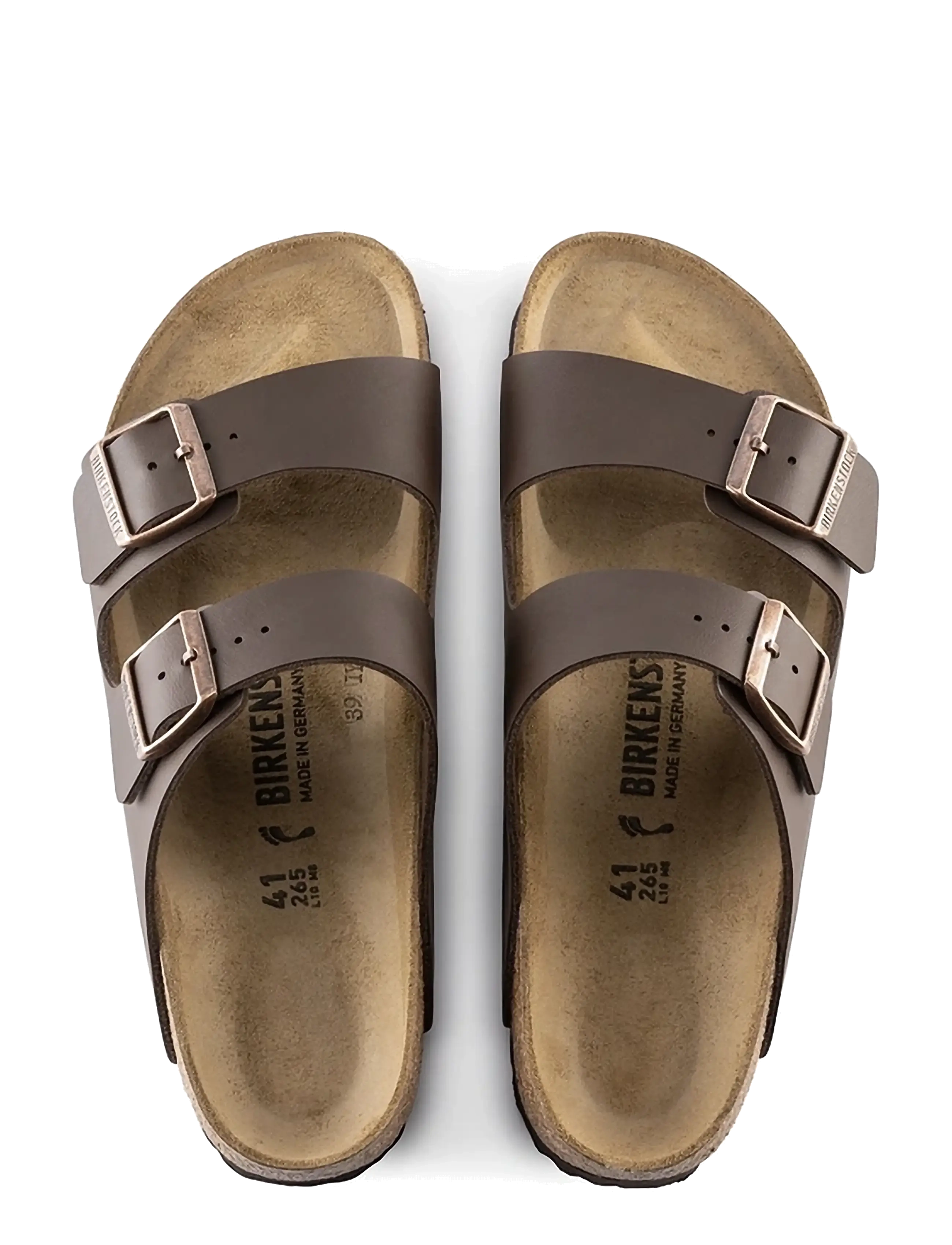 Birkenstock - Arizona BF Dark Brown - platta sandaler - dark brown - 1