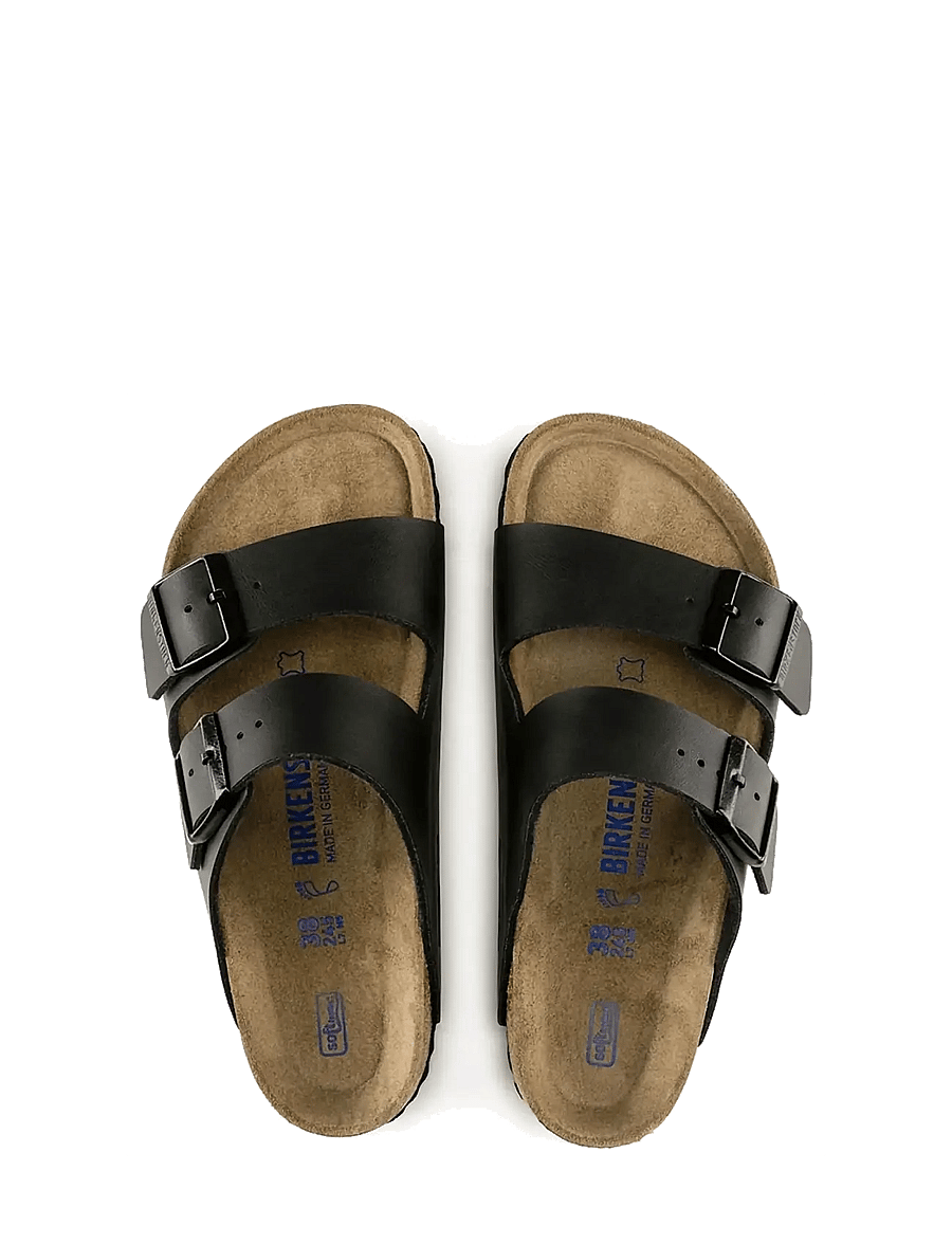 Birkenstock - Arizona SFB BF Black - flat sandals - black - 1