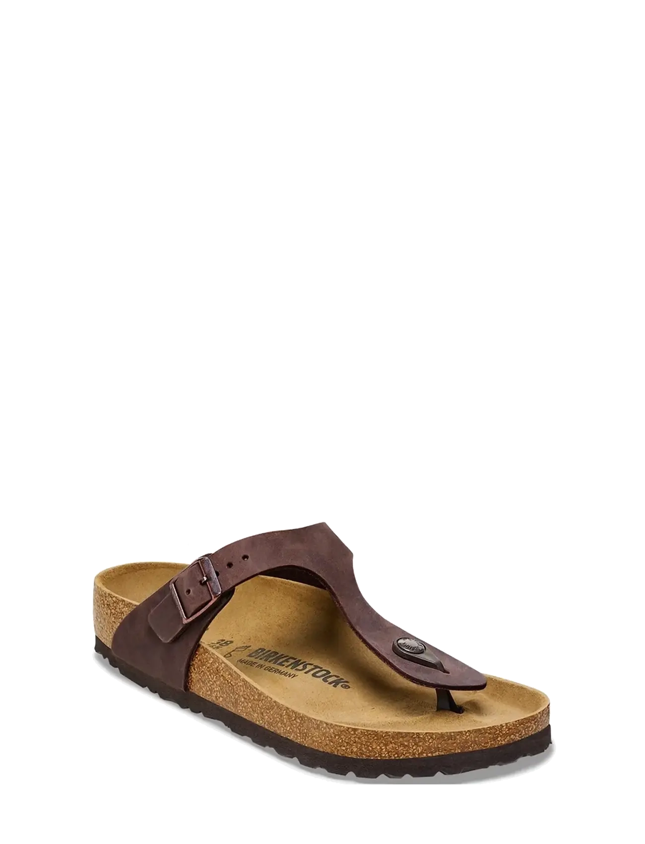 Birkenstock Gizeh Leoi Habana, 36, Brown, Sandaler > Flade Sandals, Dame
