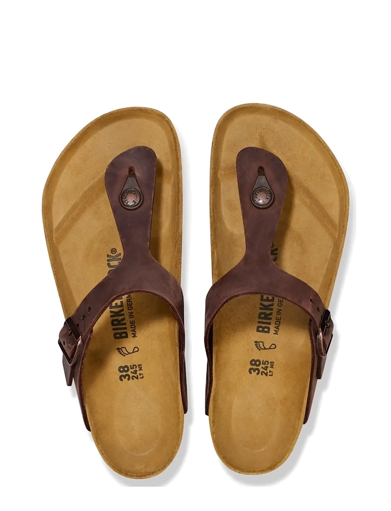 Birkenstock - Gizeh LEOI Habana - flatir sandalar - habana - 1