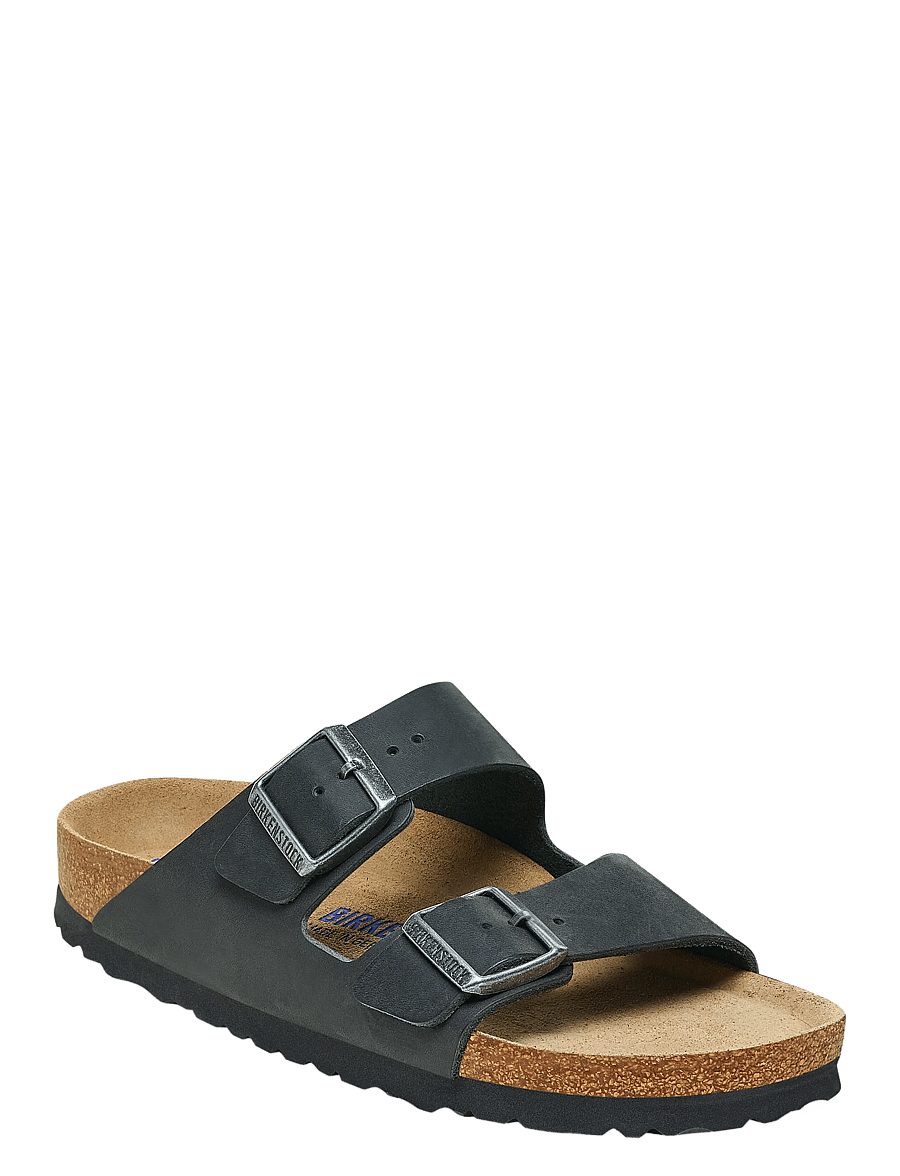 Birkenstock - Arizona SFB LEOI Black - flache sandalen - black - 0