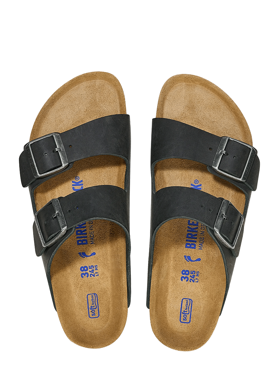 Birkenstock - Arizona SFB LEOI Black - flache sandalen - black - 1