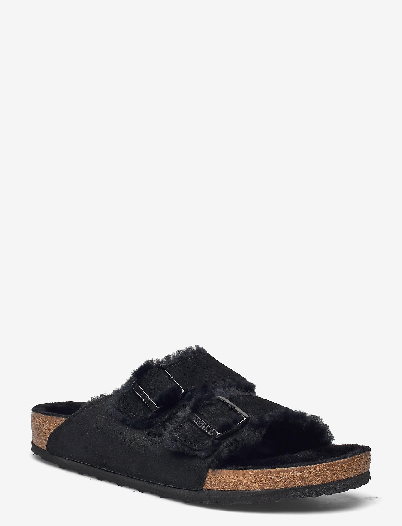 Birkenstock Arizona Shearling LEVE Black LAF - Schuhe - BLACK / black