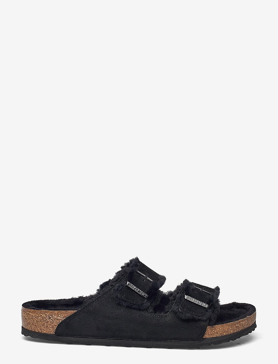 Birkenstock - Arizona Shearling LEVE Black LAF - black - 1
