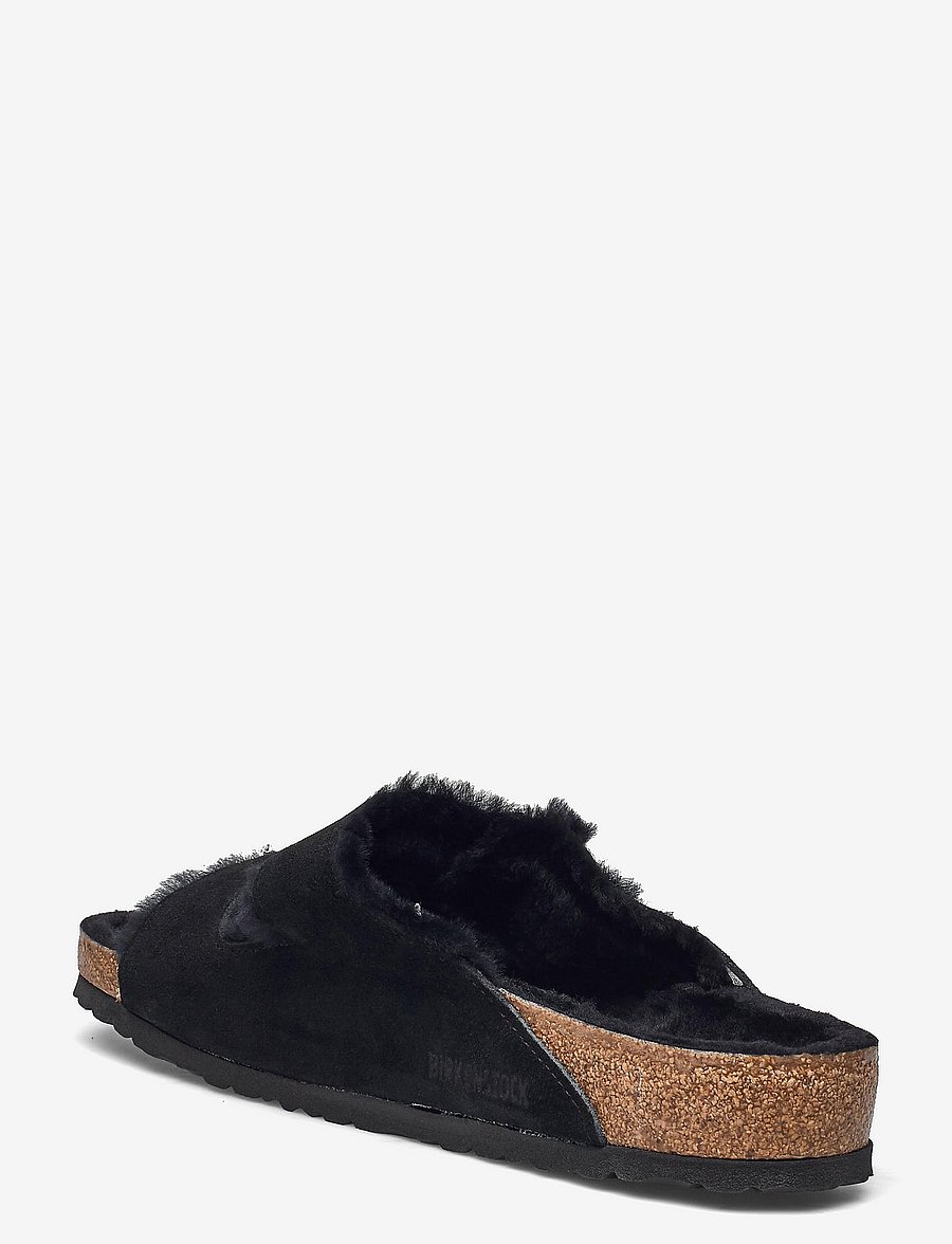 Birkenstock - Arizona Shearling LEVE Black LAF - black - 2