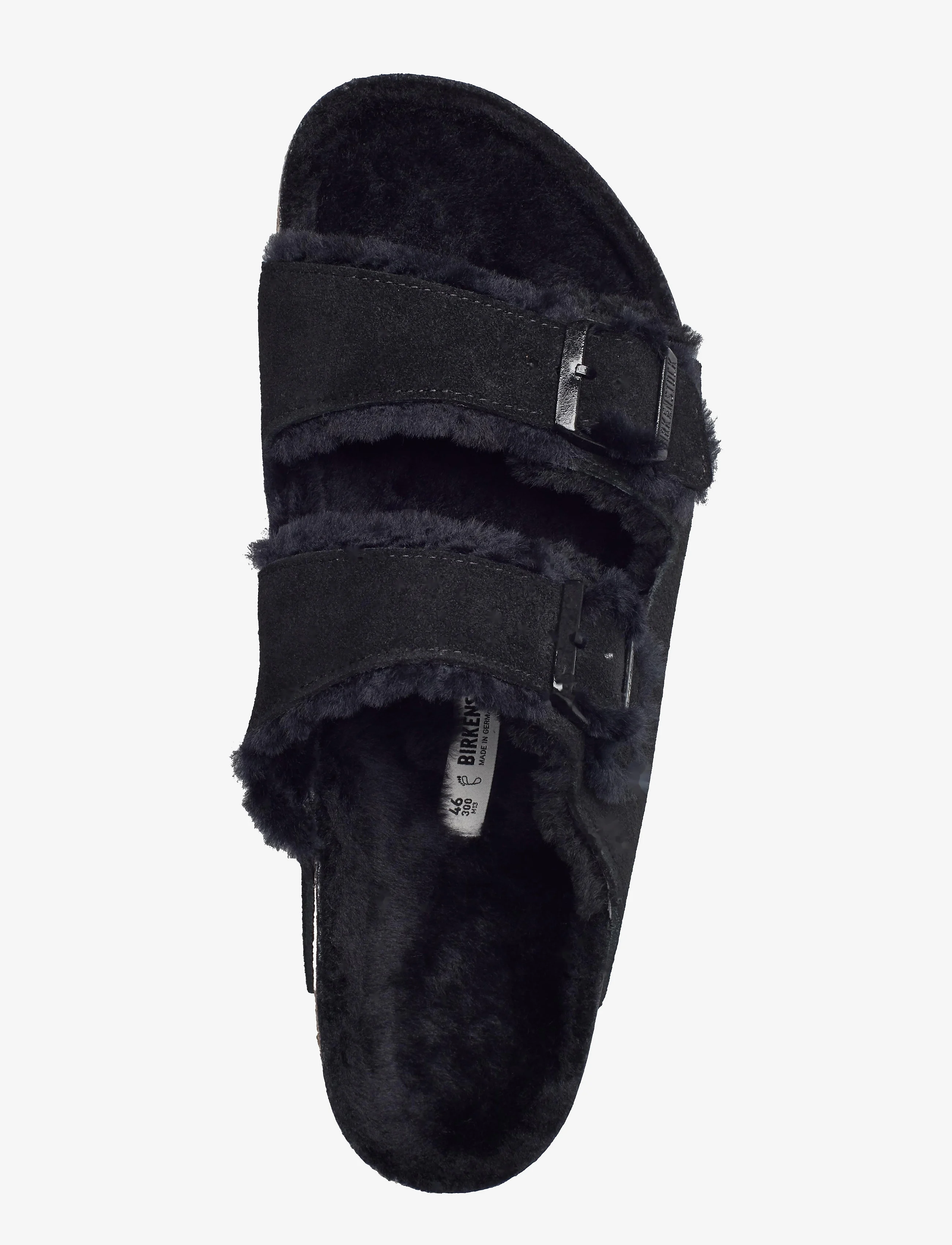 Birkenstock - Arizona Shearling LEVE Black LAF - hausschuhe - black - 3