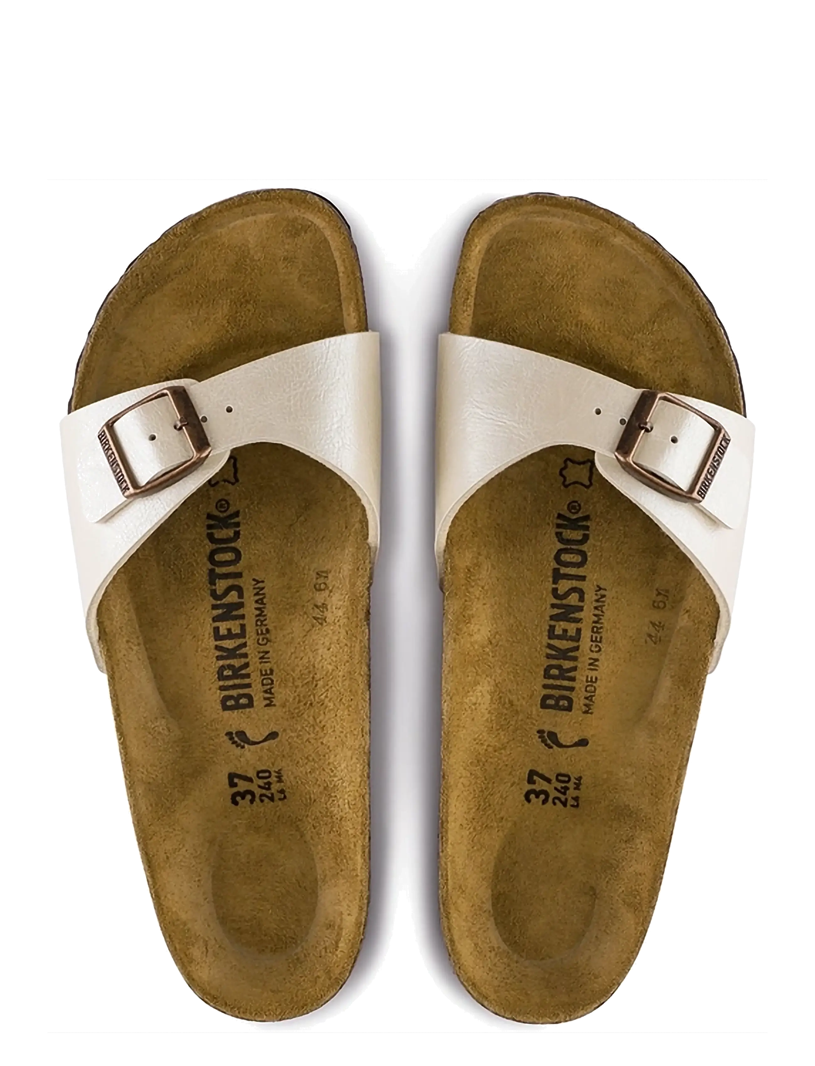 Birkenstock - Madrid BF - matalat sandaalit - graceful pearl white - 1
