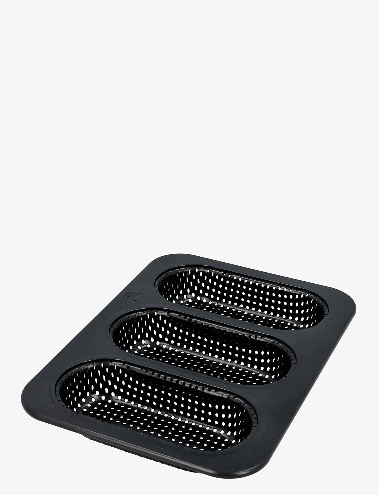 birkmann - Birkmann Perforated Mini Baguette Tray 3 pcs - loaf tins - black - 0