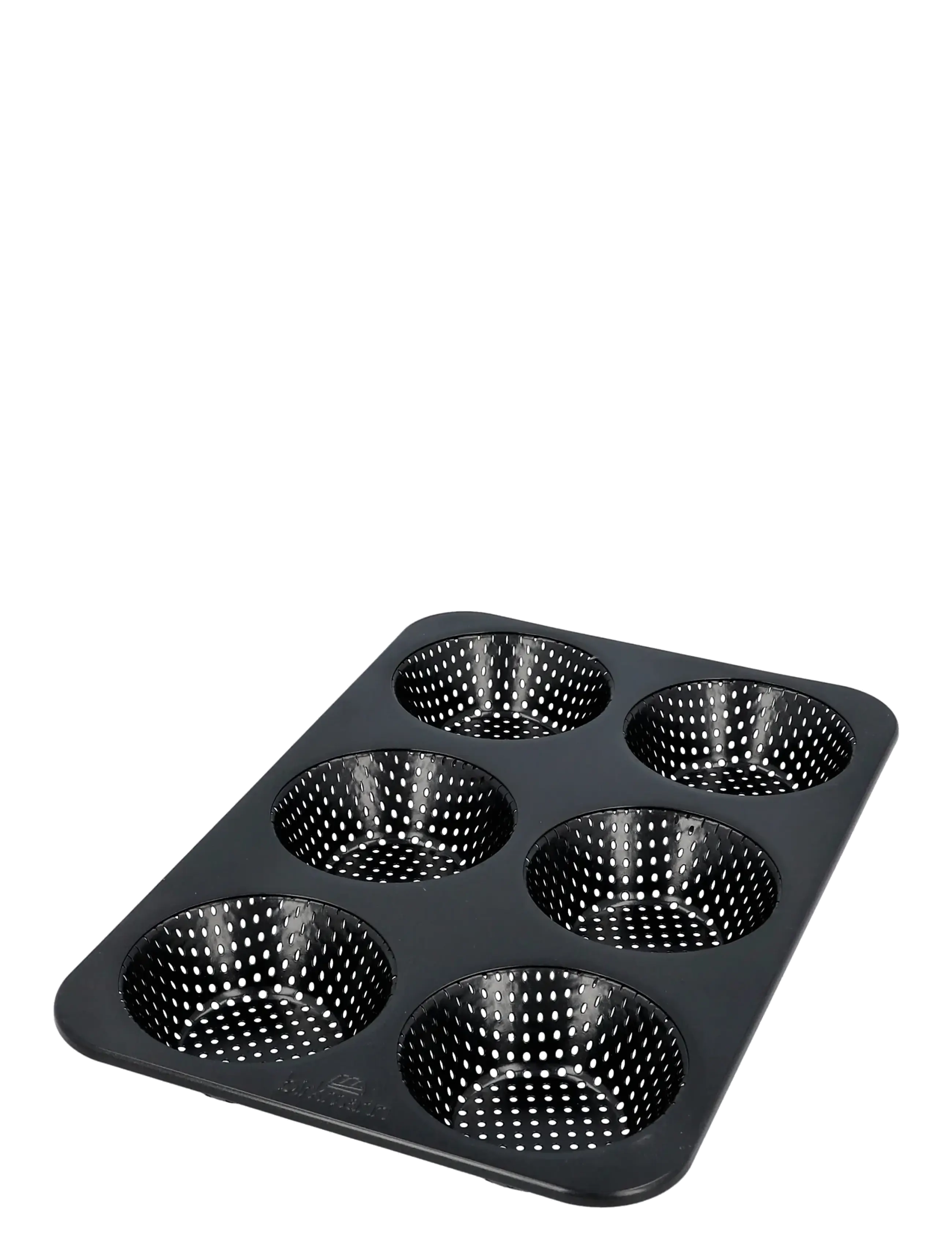 birkmann Birkmann Perforated Hamburger Bun Tray 6 Pcs, 21X 32X 3.5, Black, Bageforme > Brødforme, Unisex