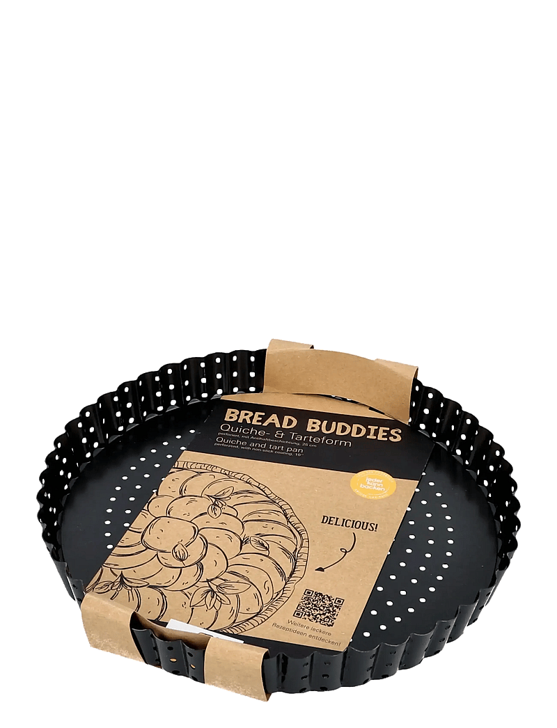 birkmann - Birkmann Perforated Pie Pan 25 cm - pirukavormid - black - 0