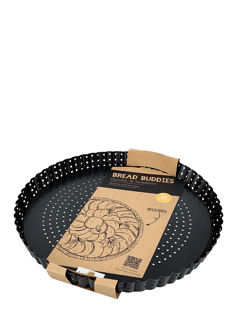 birkmann - Birkmann Perforated Pie Pan 30 cm - pirukavormid - black - 0