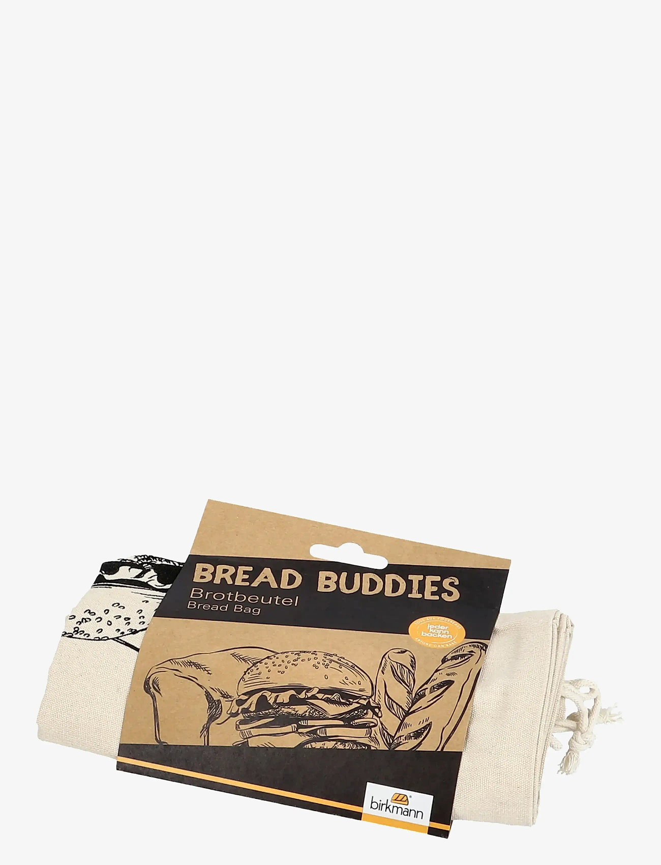 birkmann - Birkmann Bread Bags Cotton 38 x 45 cm - food storage - beige - 1
