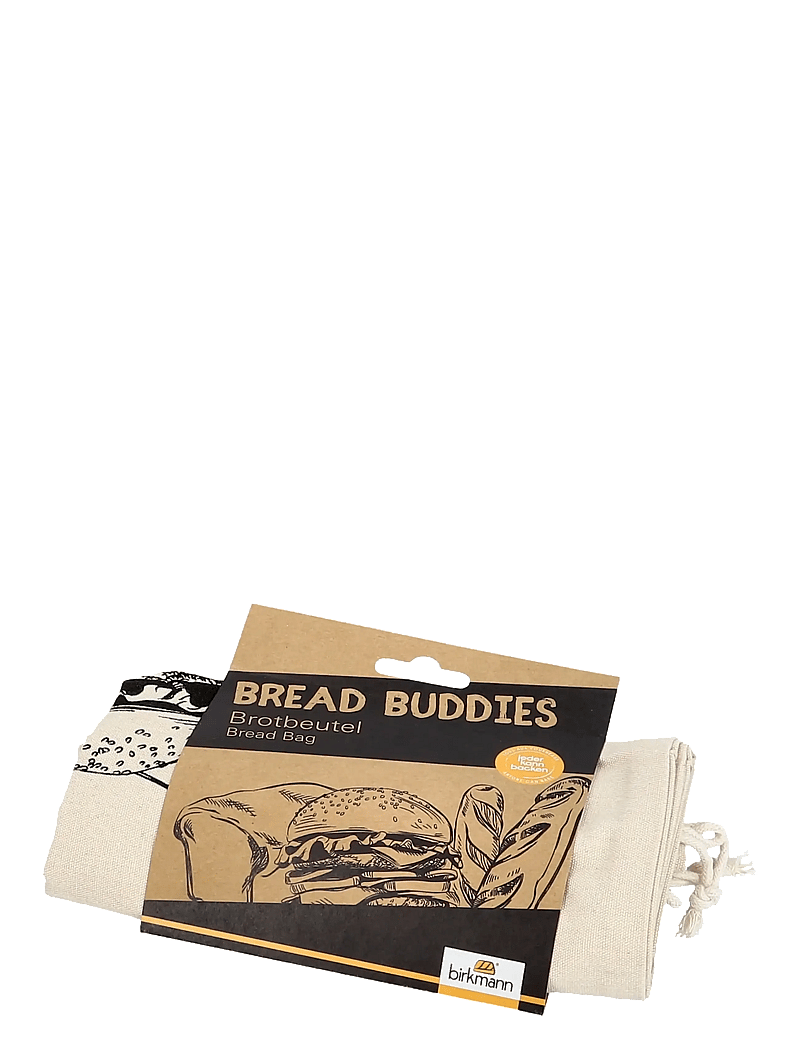 birkmann - Birkmann Bread Bags Cotton 38 x 45 cm - food storage - beige - 1