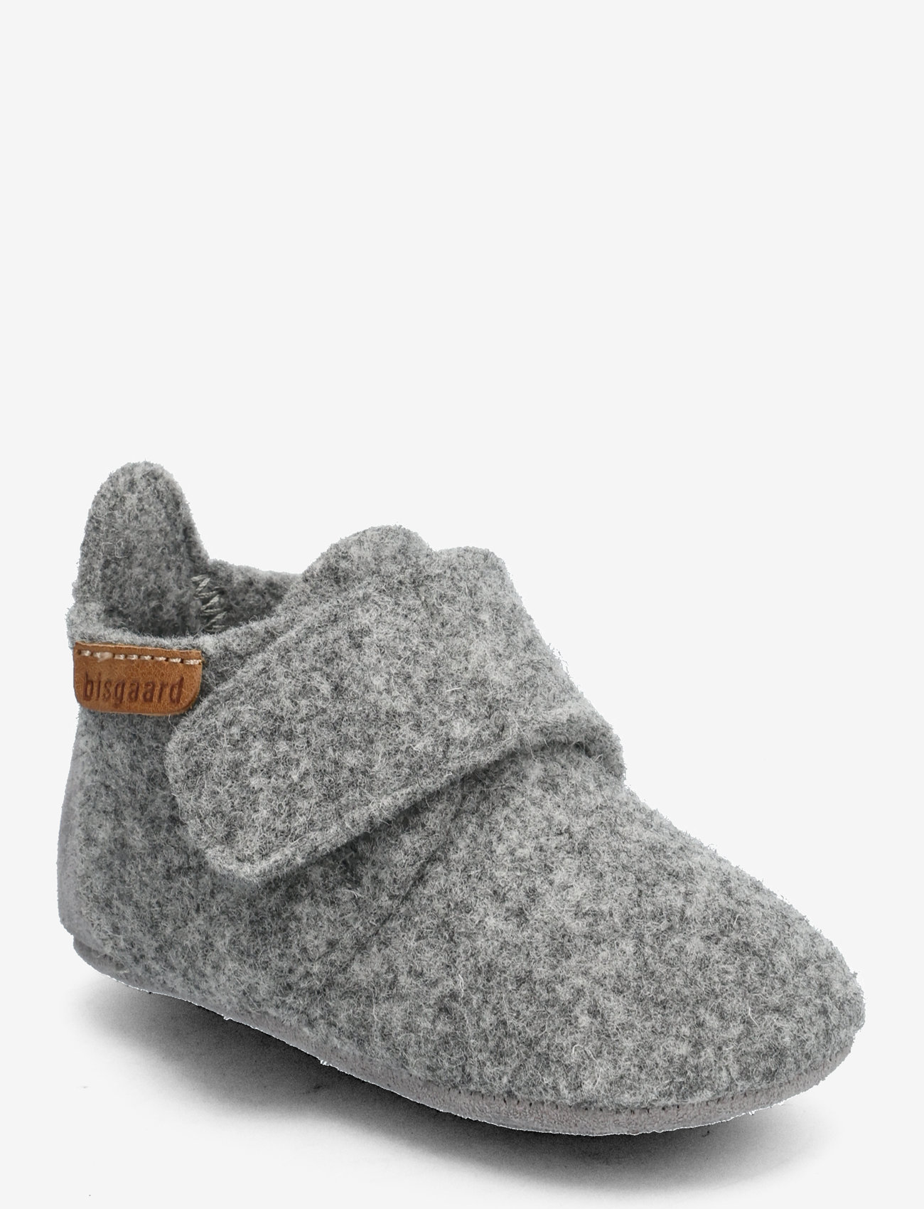 Bisgaard - bisgaard baby wool - slippers - grey - 1
