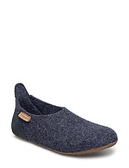 Bisgaard - bisgaard basic wool - slippers - 20 blue - 7