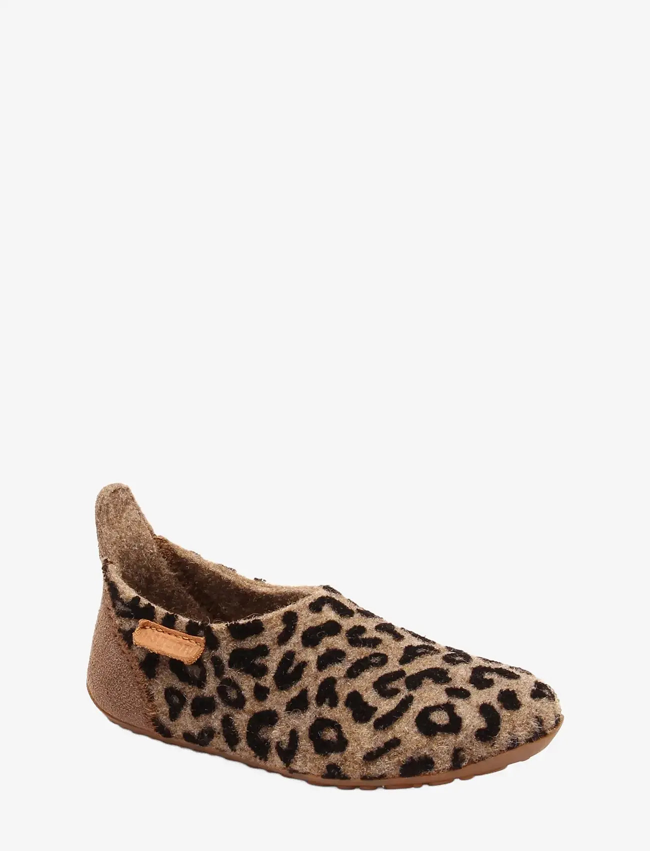 Bisgaard - HOME SHOE - "WOOL BASIC" - inneskor - brown-leopard - 1
