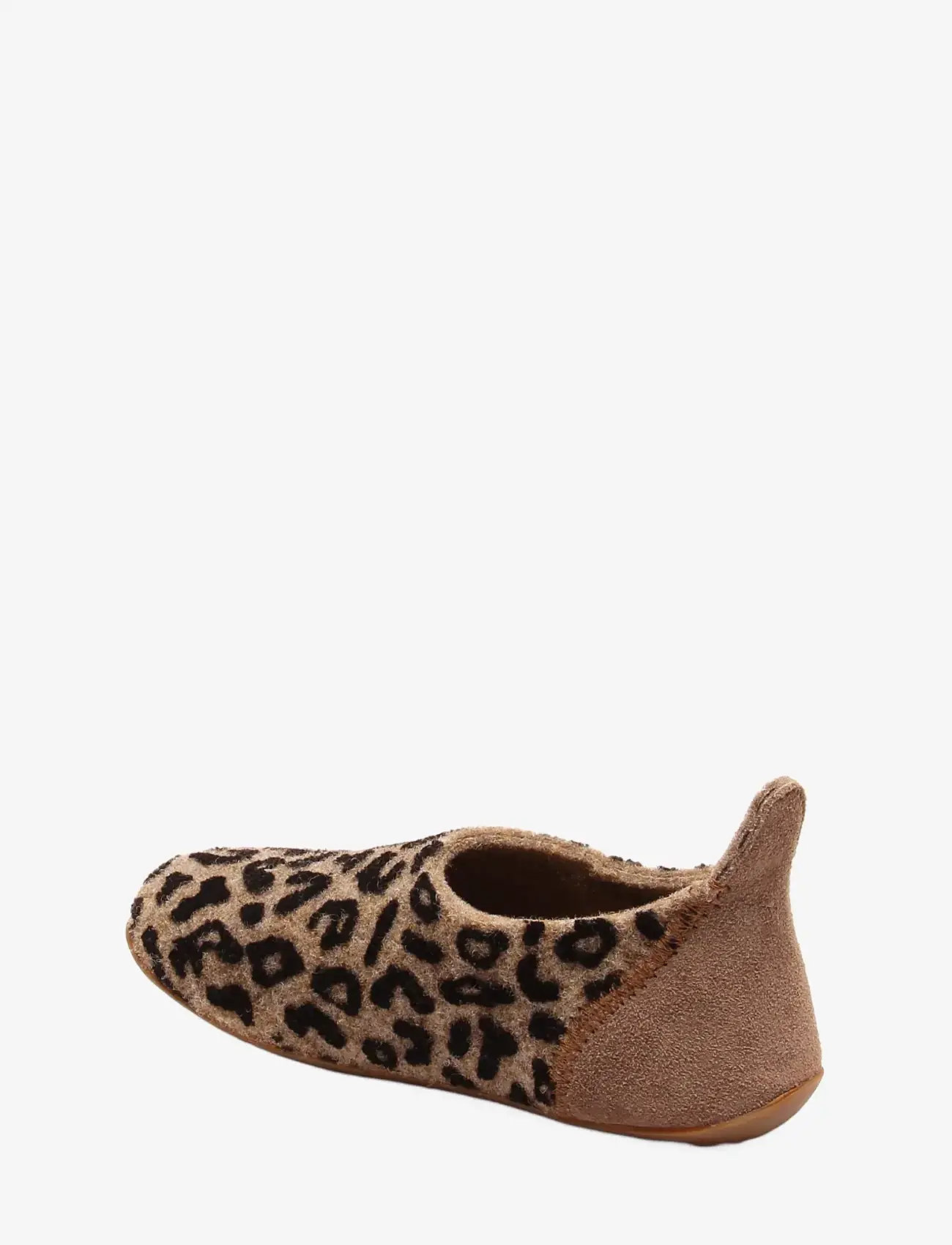 Bisgaard - HOME SHOE - "WOOL BASIC" - inneskor - brown-leopard - 2