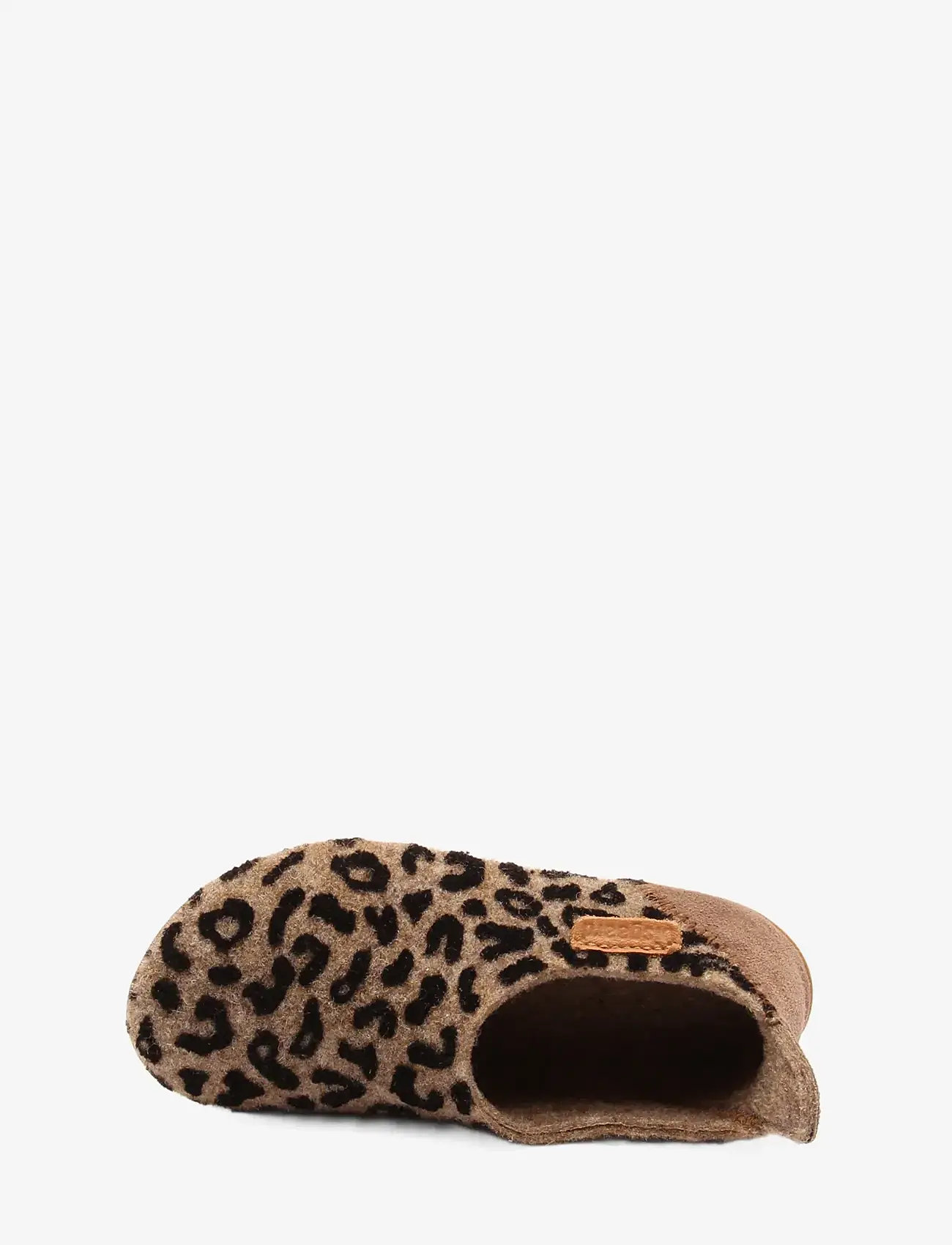 Bisgaard - HOME SHOE - "WOOL BASIC" - inneskor - brown-leopard - 3
