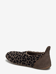 Bisgaard - bisgaard basic wool - slippers - brown-leopard - 2