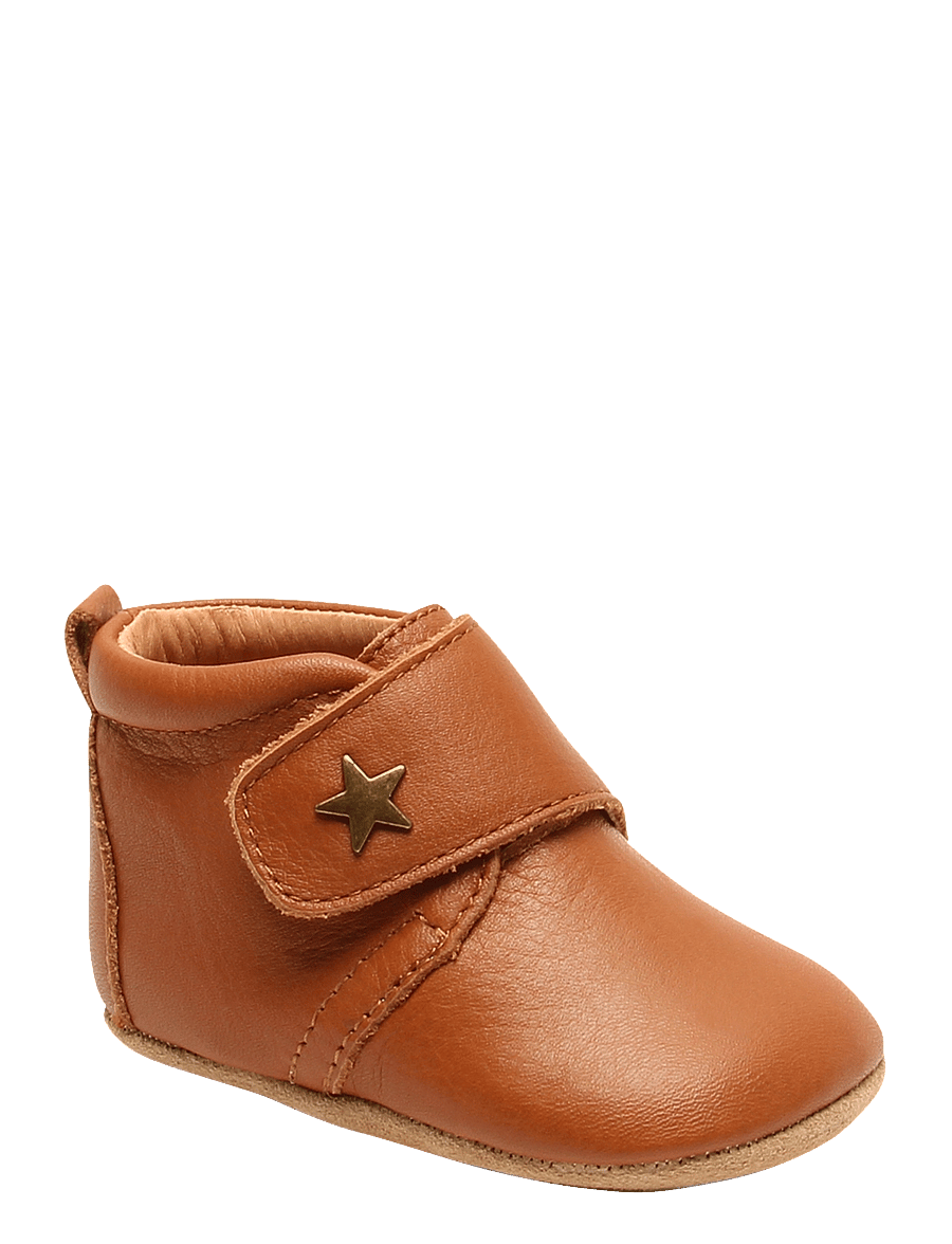 Bisgaard - bisgaard baby star - lära-gå-skor - 66 cognac - 0