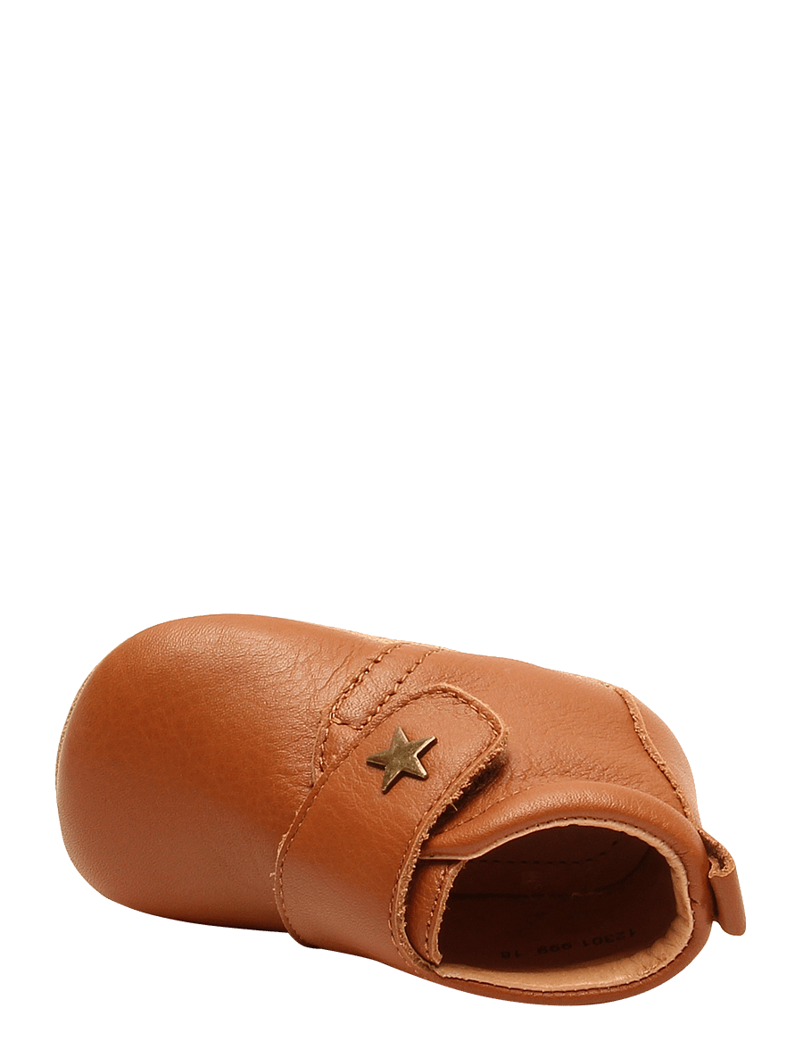 Bisgaard - bisgaard baby star - lära-gå-skor - 66 cognac - 2