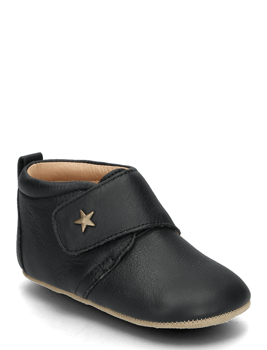 Bisgaard - bisgaard baby star - lära-gå-skor - black - 1