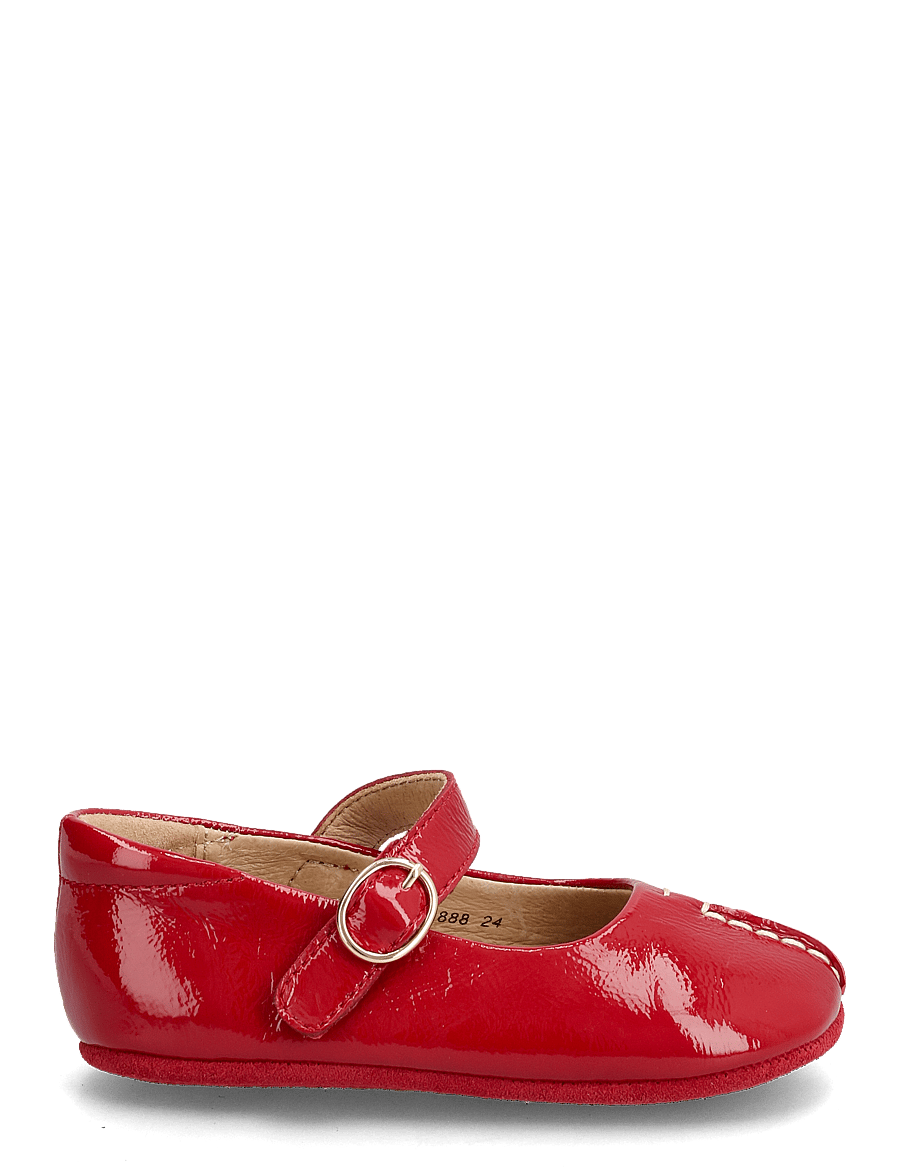 Bisgaard - bisgaard annabelle - babystrikstøvler - red patent - 2
