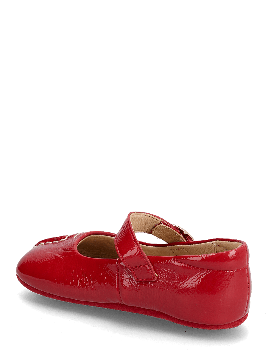 Bisgaard - bisgaard annabelle - babystrikstøvler - red patent - 3