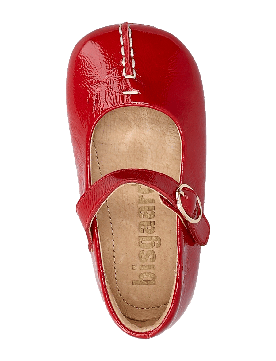 Bisgaard - bisgaard annabelle - babystrikstøvler - red patent - 4
