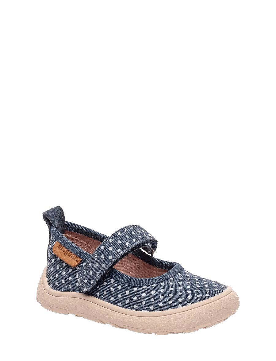 Bisgaard - bisgaard barefoot ballet - barfußschuhe - navy dots - 0