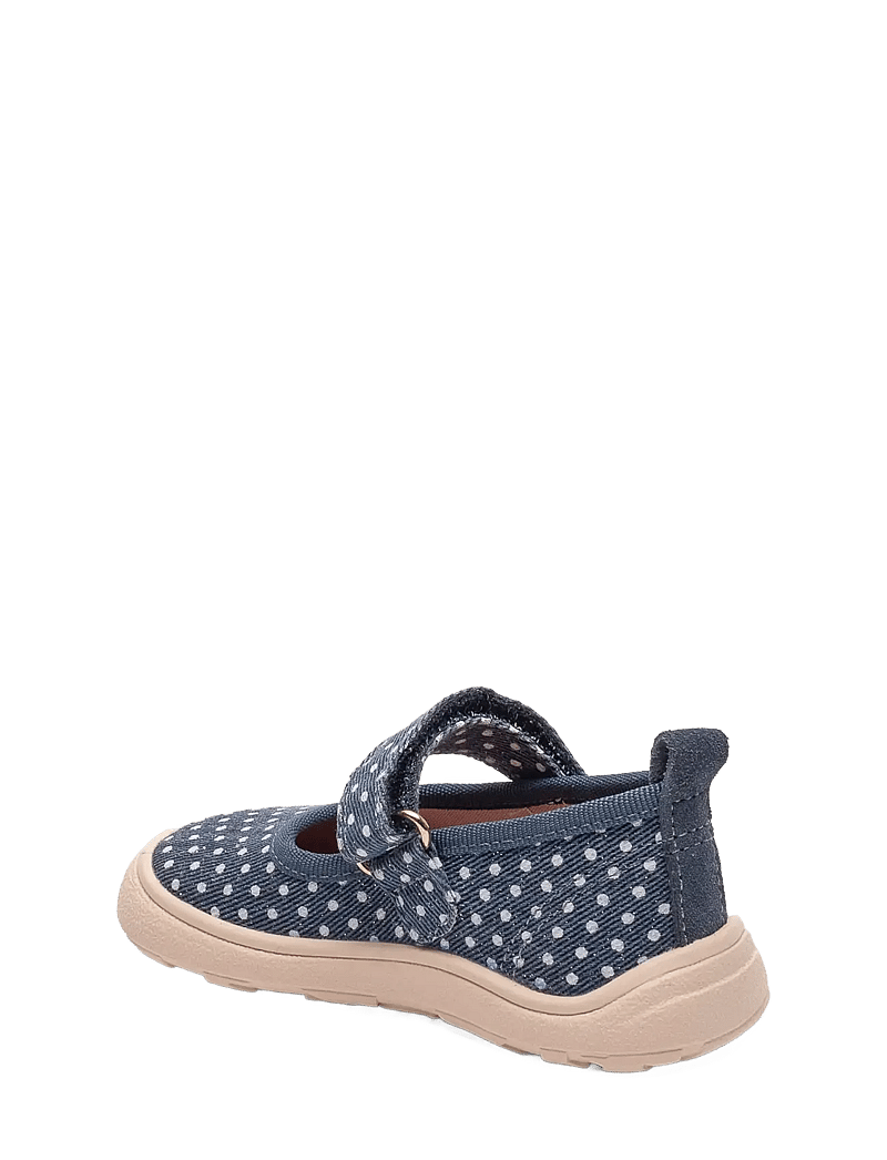 Bisgaard - bisgaard barefoot ballet - barfußschuhe - navy dots - 1