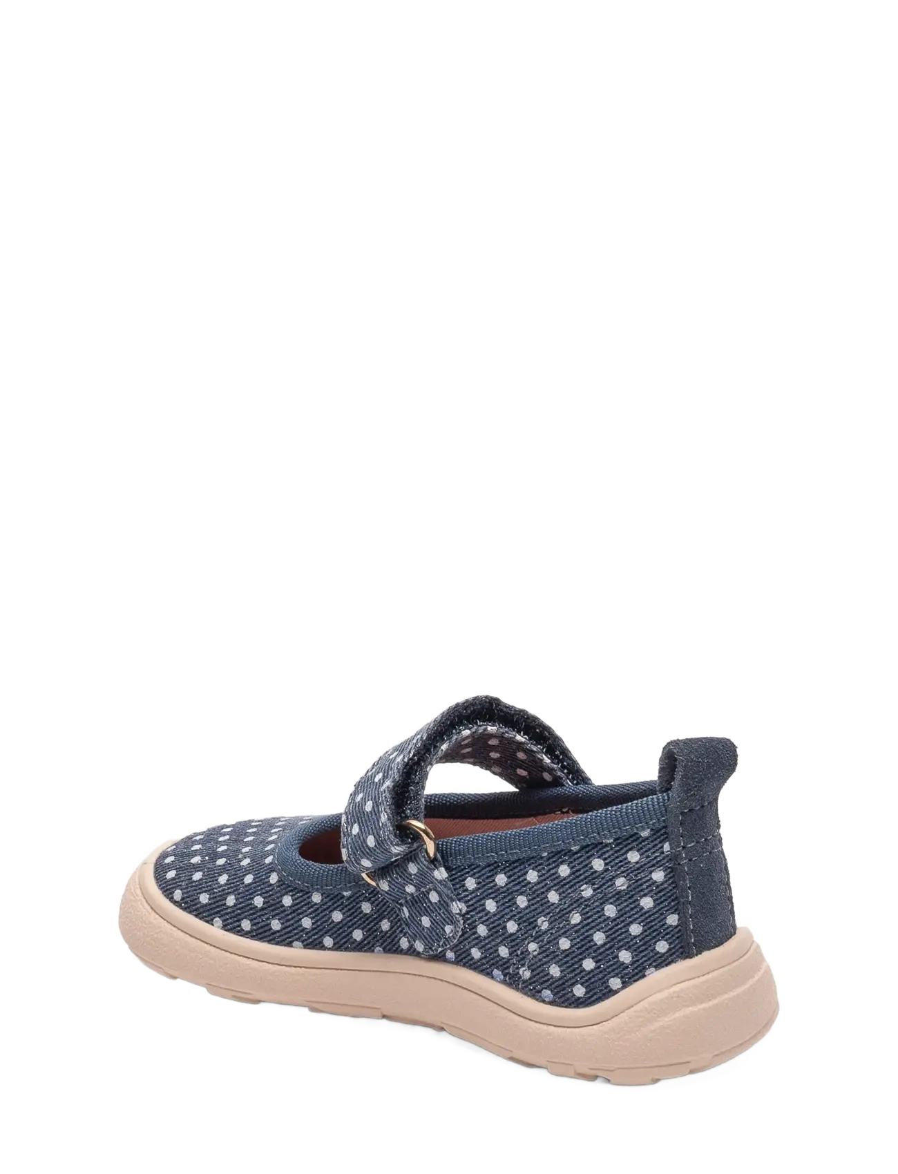 Bisgaard - bisgaard barefoot ballet - barfodssko - navy dots - 1