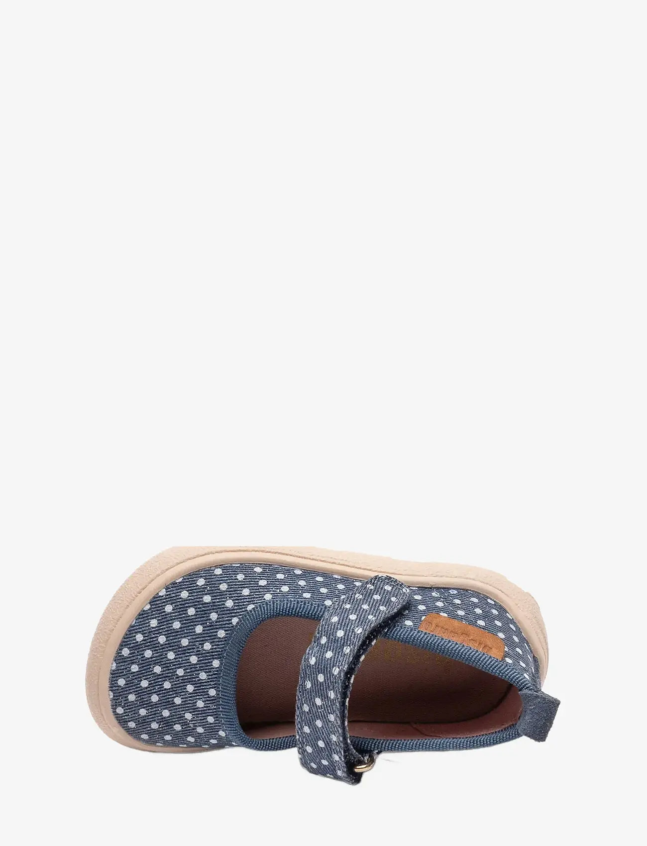 Bisgaard - bisgaard barefoot ballet - barefoot shoes - navy dots - 2