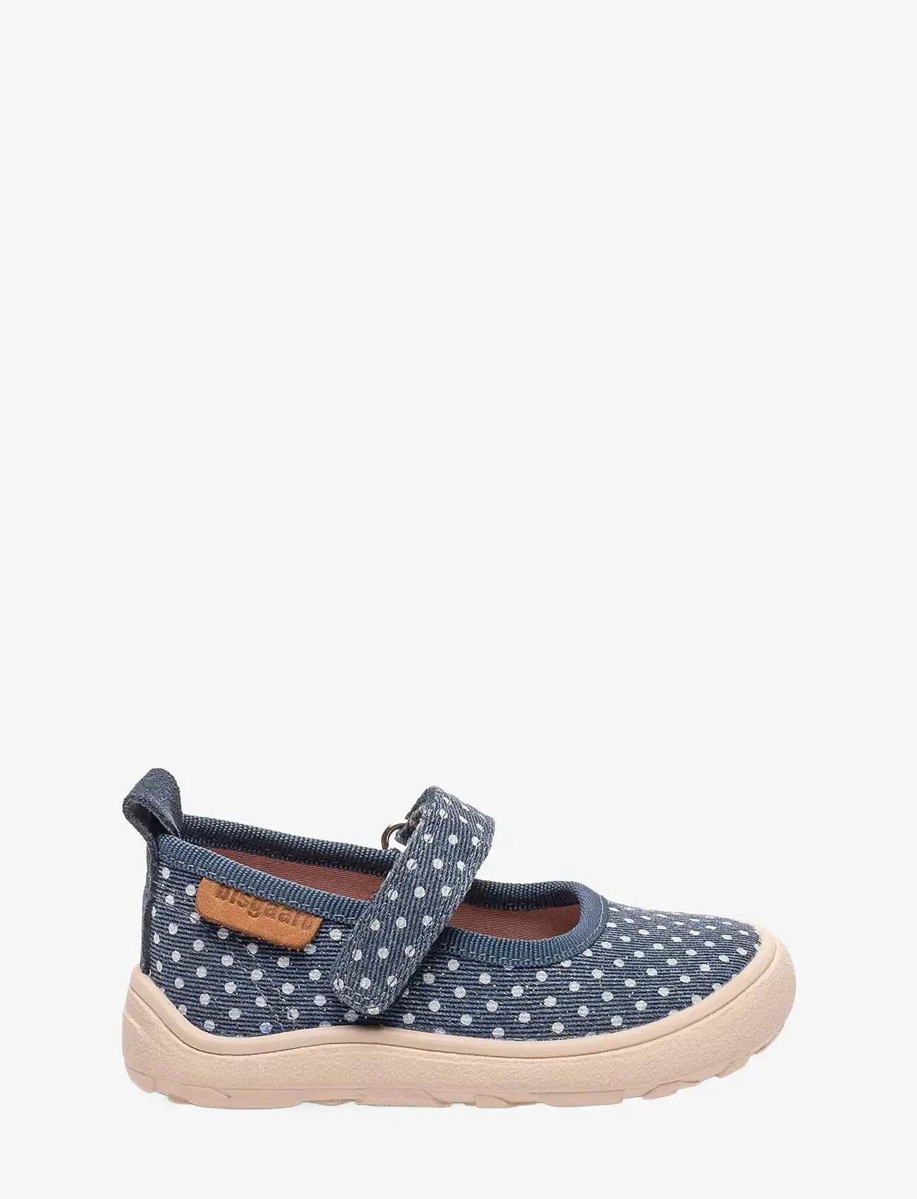 Bisgaard - bisgaard barefoot ballet - barefoot shoes - navy dots - 4