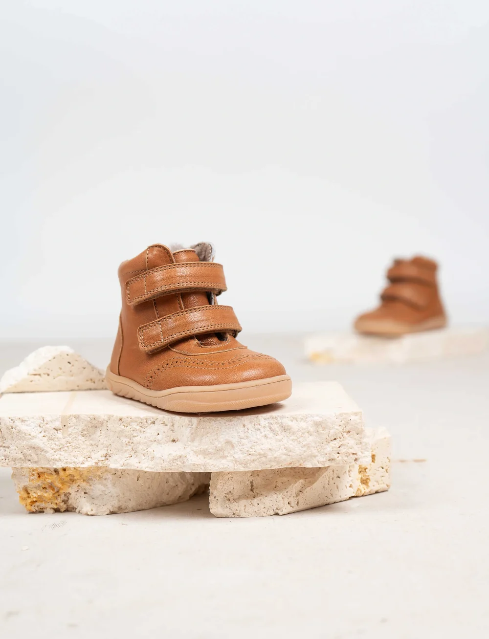 Bisgaard - bisgaard barefoot philine lamb - vinterstövlar - camel - 0
