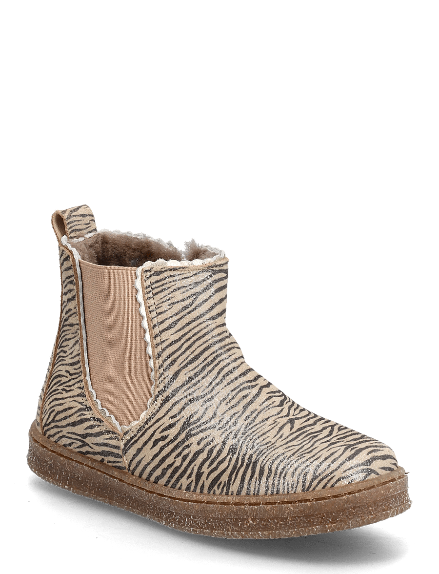 Bisgaard - bisgaard siggi lamb - winterstiefel - zebra glitter - 0