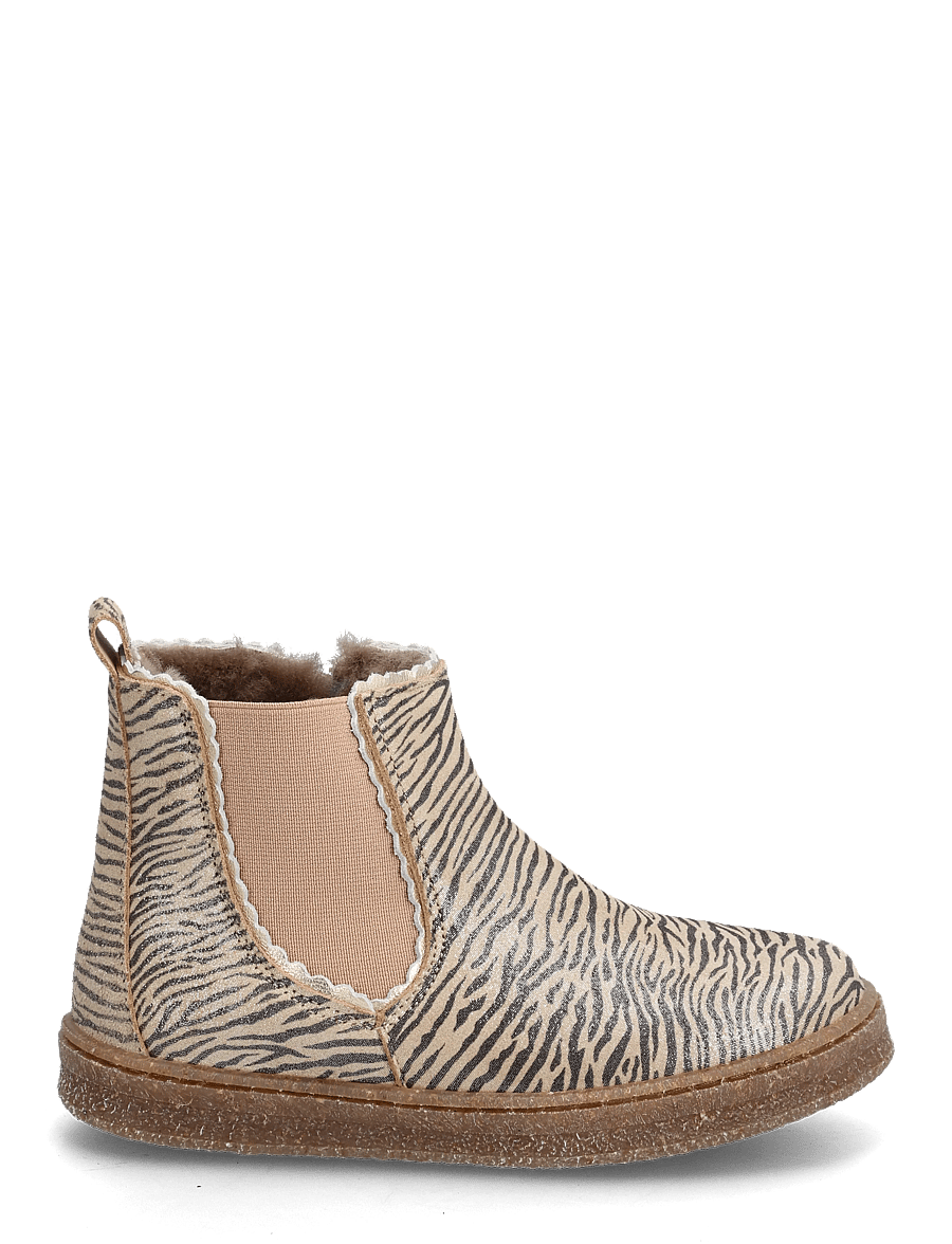 Bisgaard - bisgaard siggi lamb - talvesaapad - zebra glitter - 1