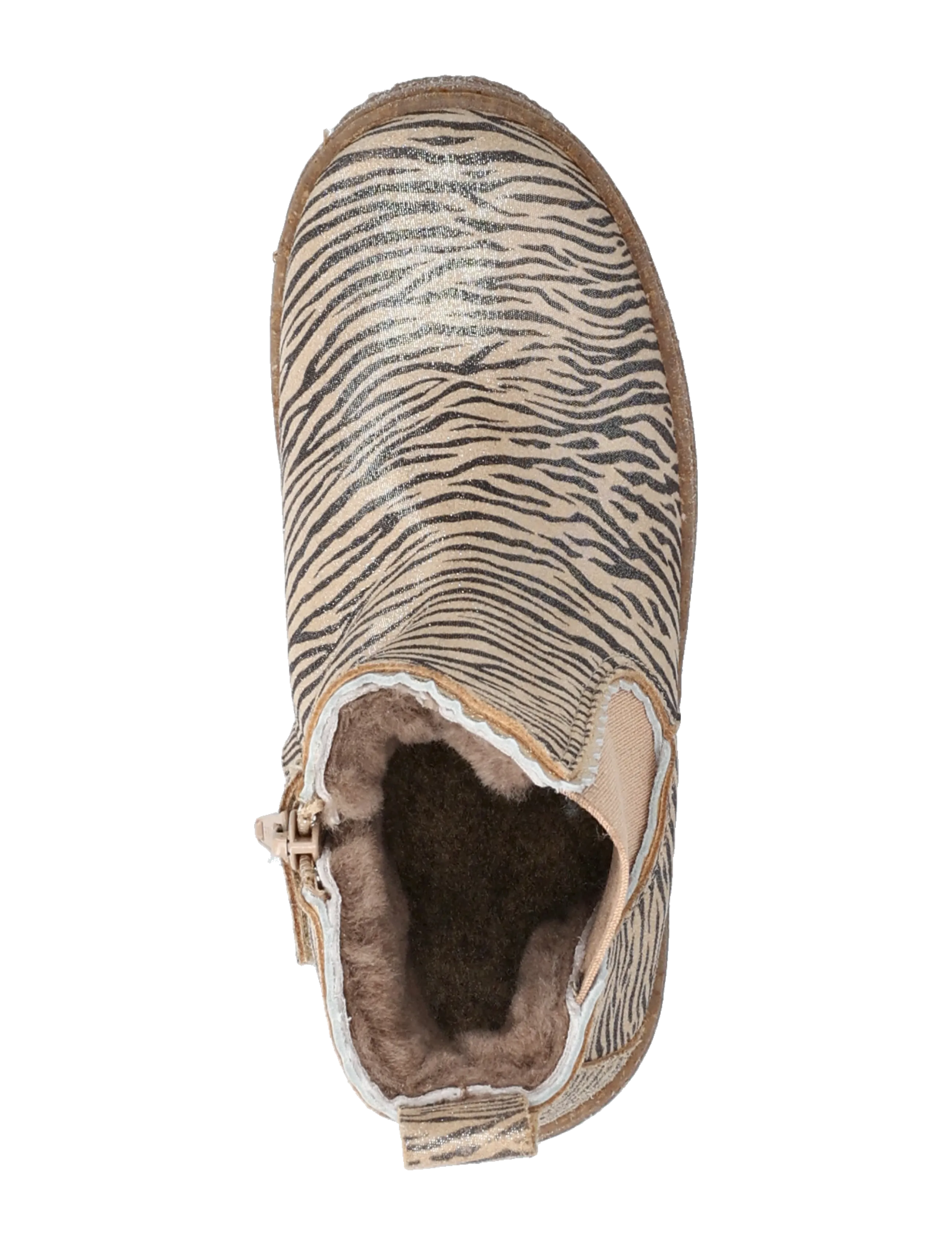 Bisgaard - bisgaard siggi lamb - efterårssko - zebra glitter - 3