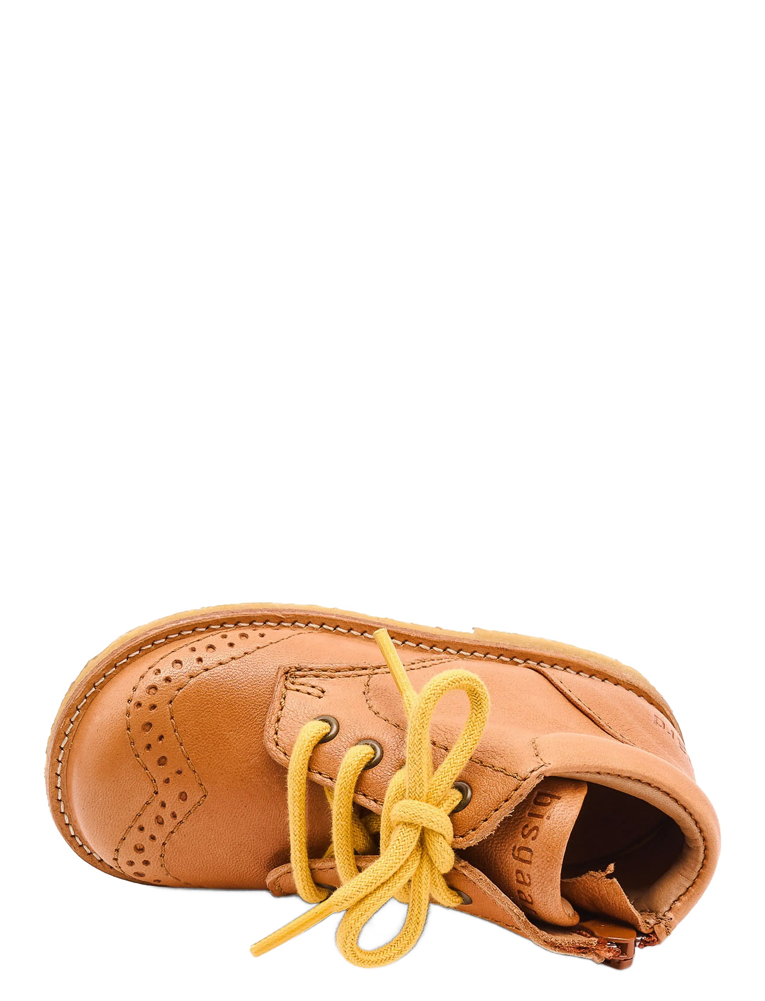 Bisgaard - bisgaard tine - baby booties - cognac - 2