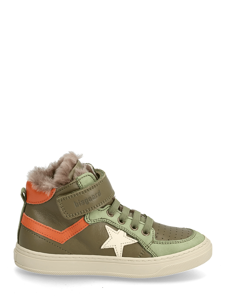 Bisgaard - bisgaard isak lamb - høje sneakers - khaki - 1