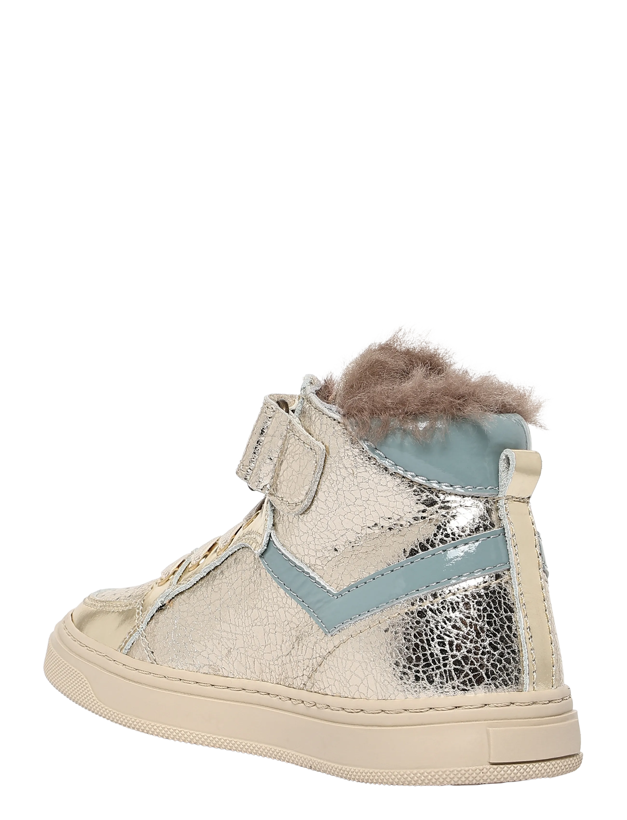 Bisgaard - bisgaard isak lamb - høje sneakers - gold - 1