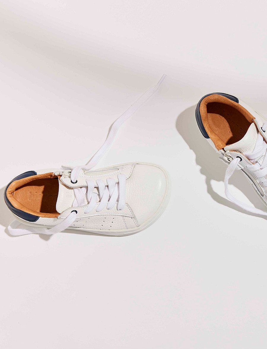Bisgaard - bisgaard barefoot raymond - white navy - 0