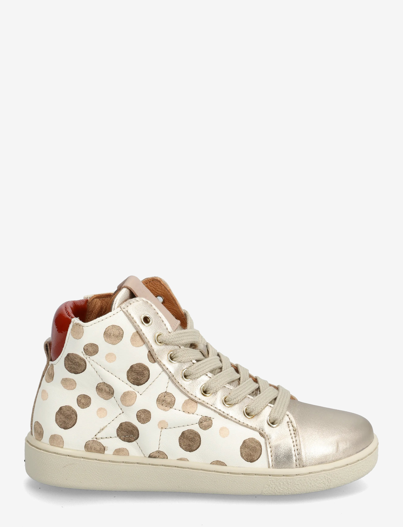 Bisgaard - bisgaard gaia l - høje sneakers - brown dots - 2