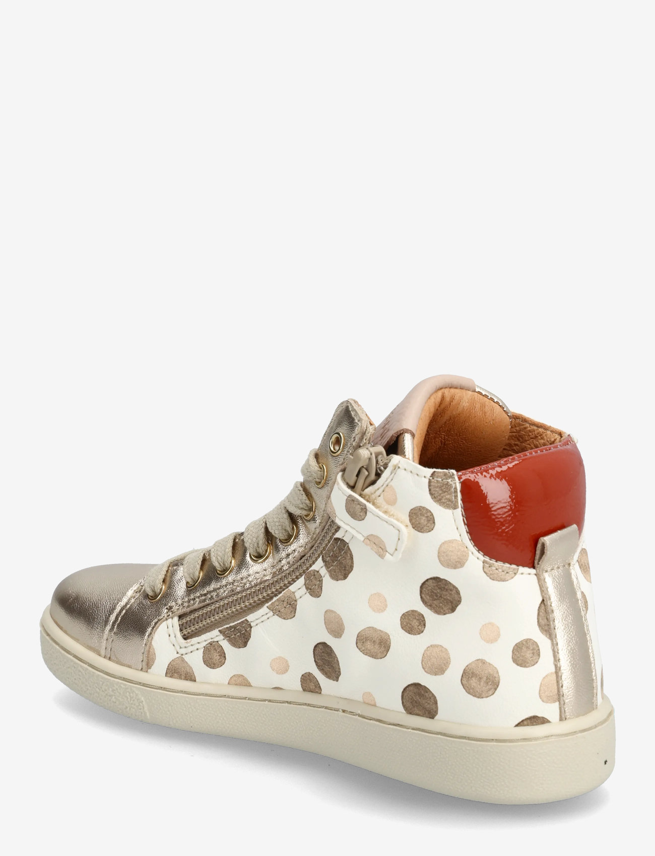 Bisgaard - bisgaard gaia l - høje sneakers - brown dots - 3