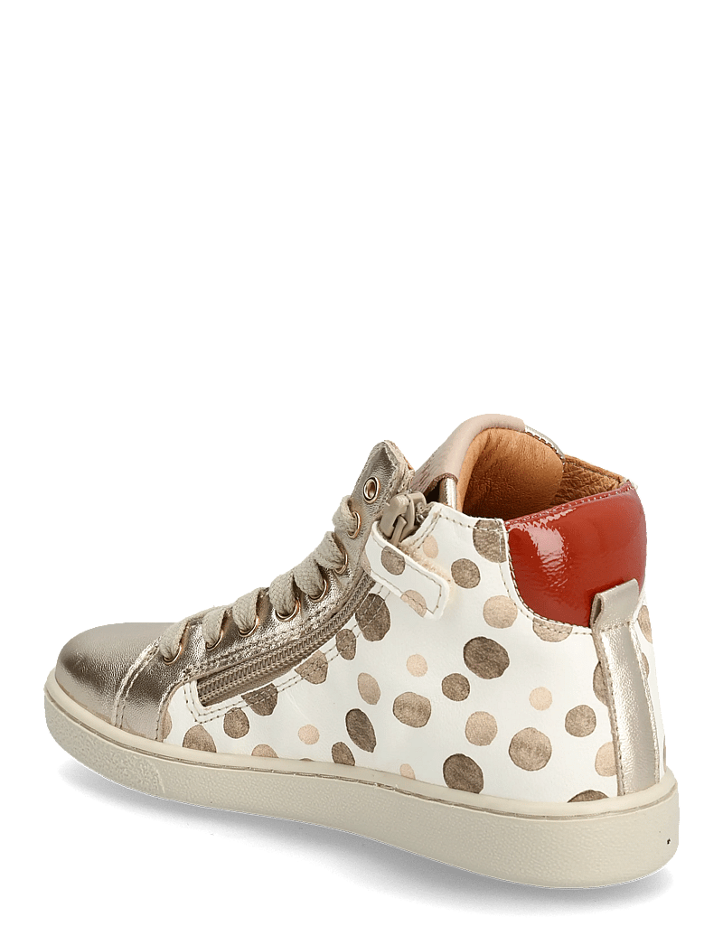 Bisgaard - bisgaard gaia l - høje sneakers - brown dots - 3